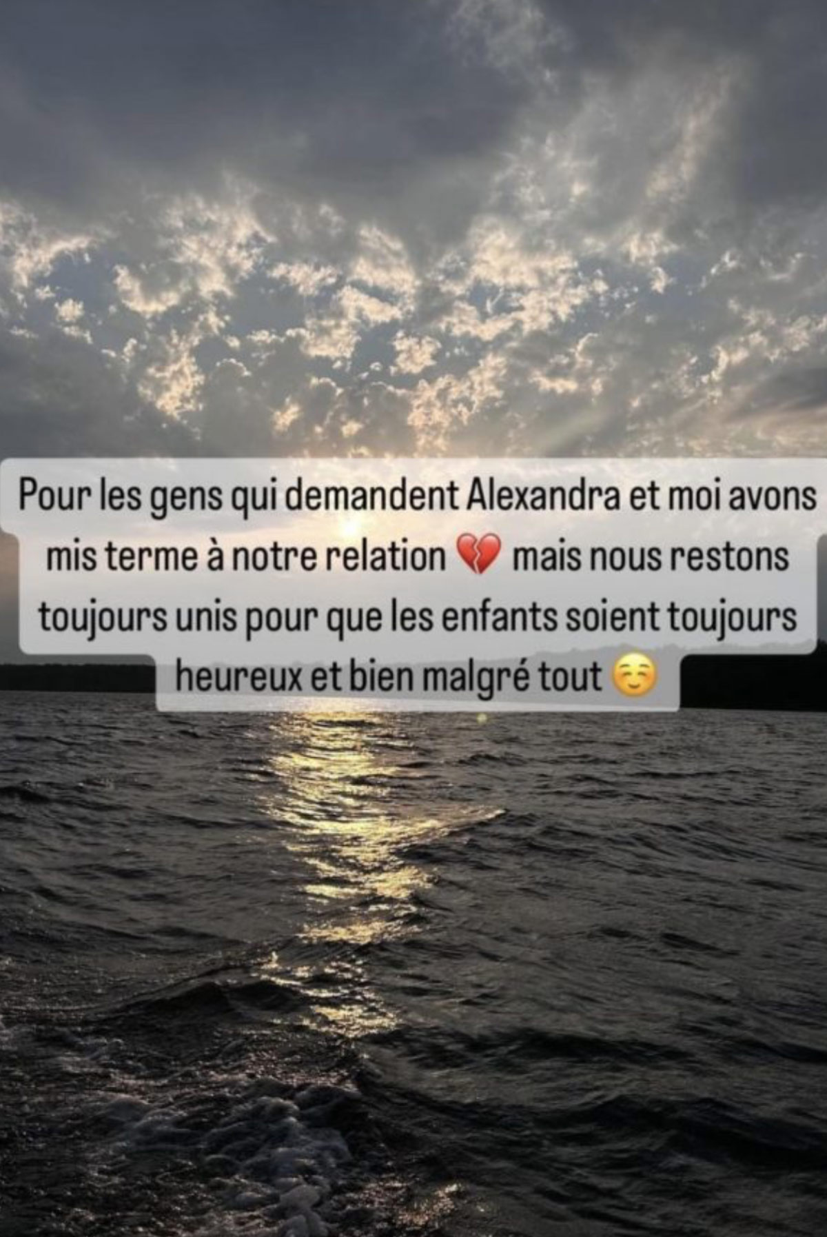 Rupture pour Alexandra Giroux d'OD et Patrick Forest