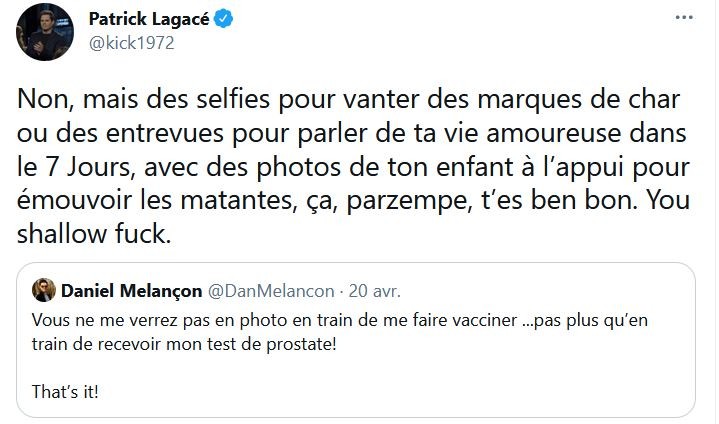 Twitter Patrick Lagacé