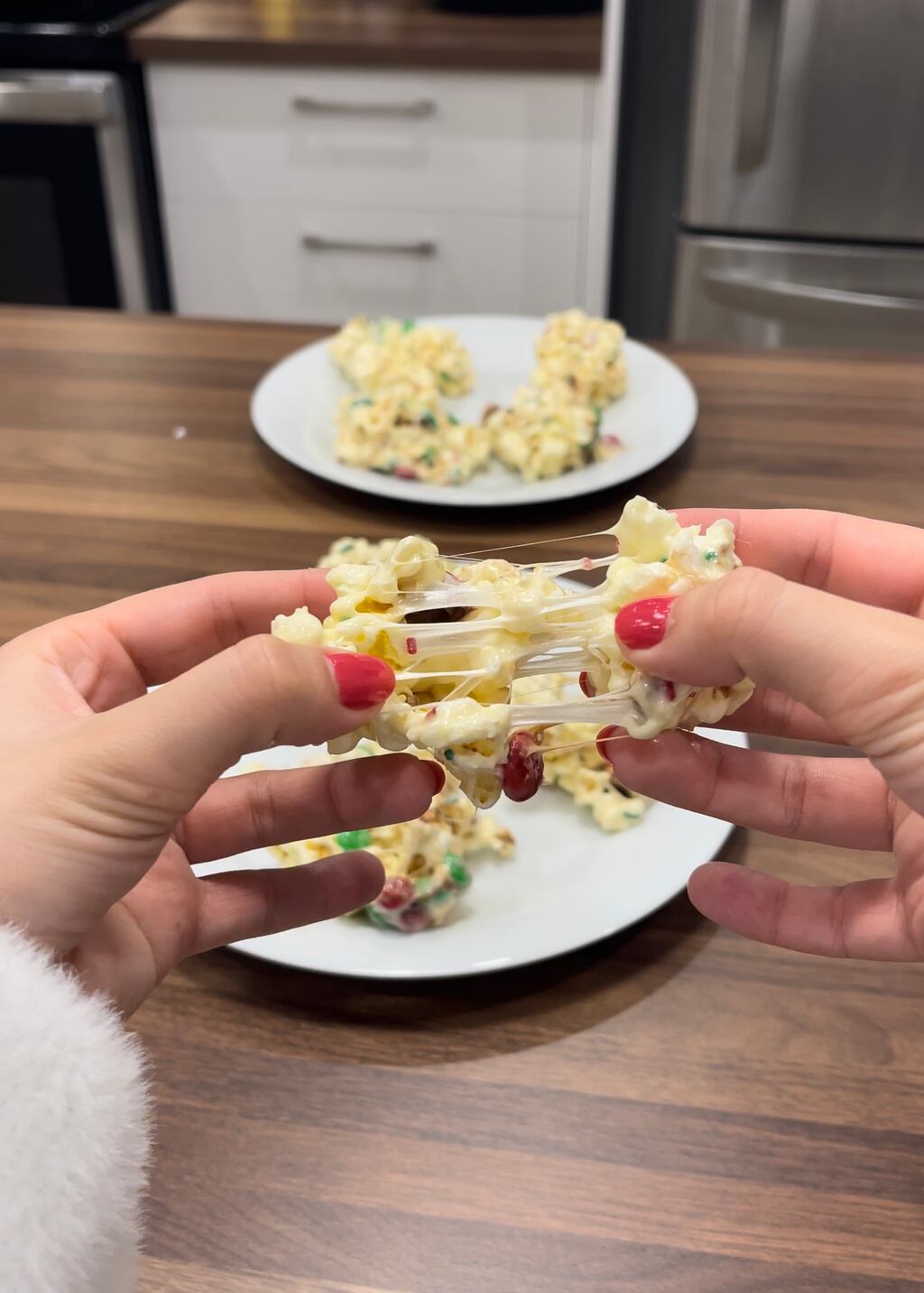 Leopcorn Recette de bouchées sucrées-salées au popcorn et guimauves