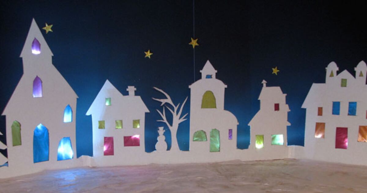 Village illuminé