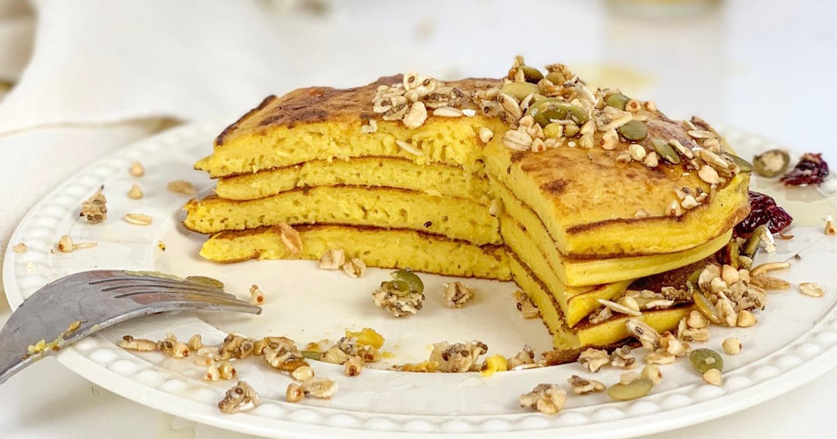 Perouges Pancake Pancakes à la courge