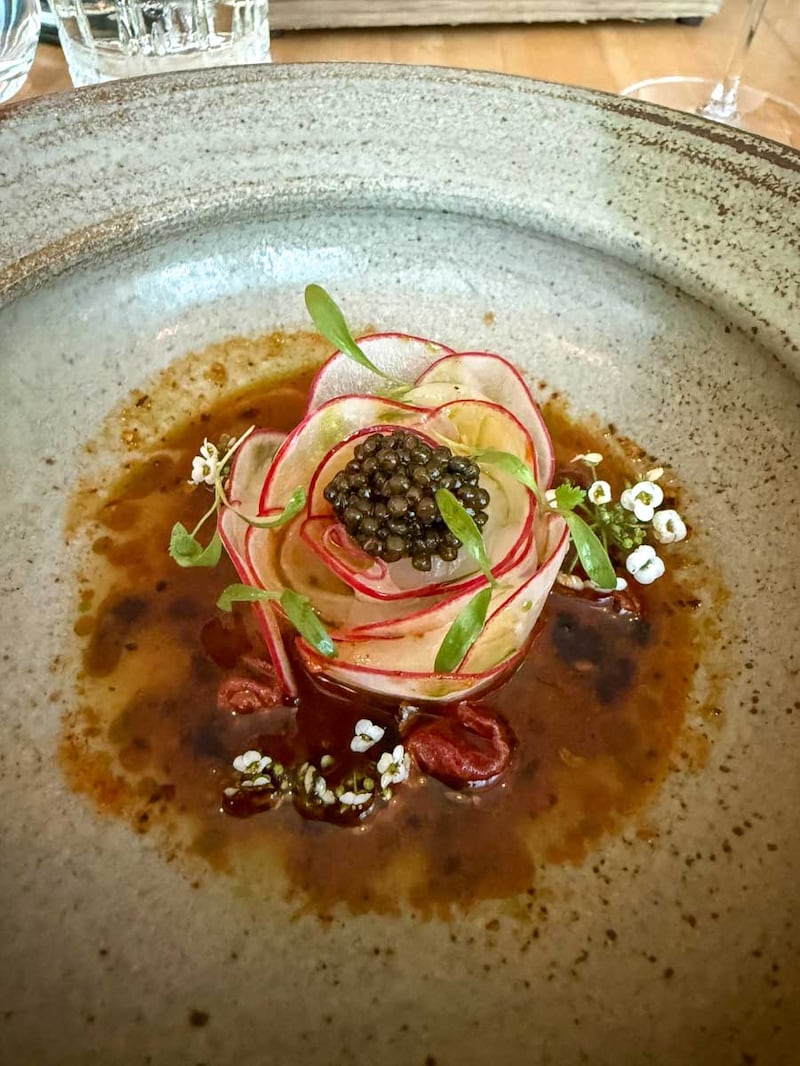 Plat servi au Botanist