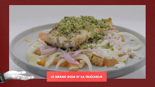 Le grand rose et sa fraîcheur
