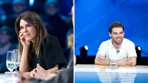 Julie Perreault et son fils Thomas se retrouvent sur le même plateau, voyez les photos