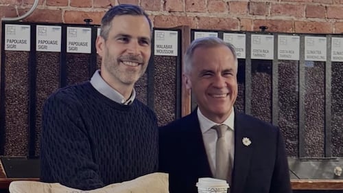 Ce café de Sherbrooke rayonne après une visite surprise de Mark Carney