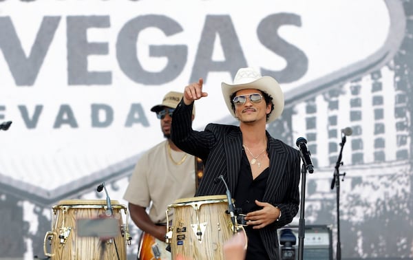 Bruno Mars est célébré comme le «nouveau roi de Las Vegas»