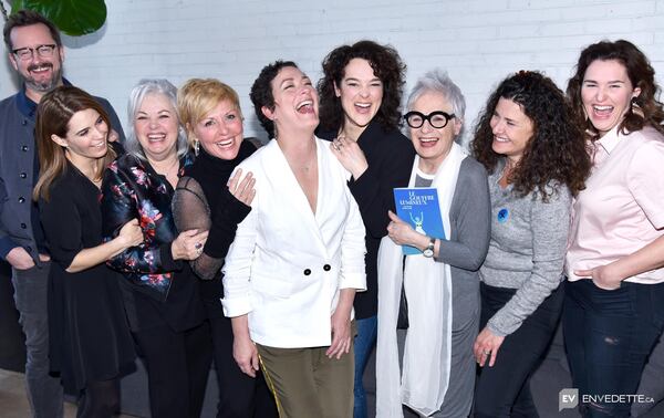 Anick Lemay RAYONNE au lancement de son livre «Le gouffre lumineux»