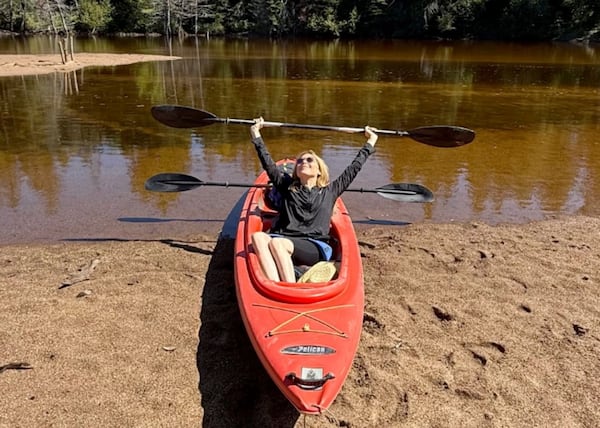 Julie Snyder était bien accompagnée pour sa descente de la rivière Rouge