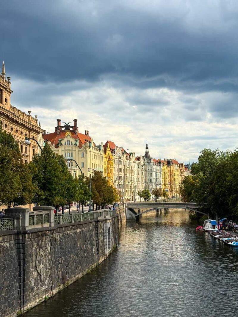 Bâtiments à Prague