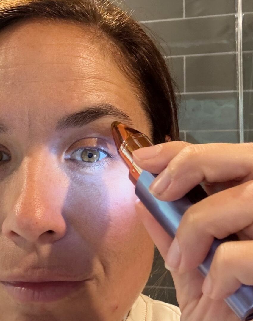 Épilateur/Stylo à Sourcils Flawless 2 En 1 Rose - Mini Rasoir Électrique Visage - Neuf Emballé