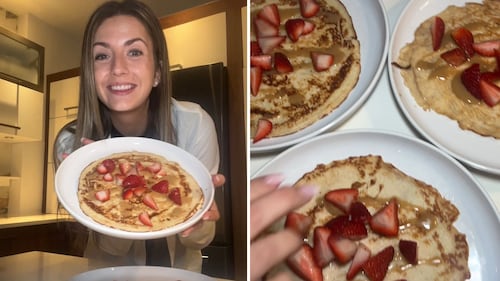 Recette de crêpes protéinées à base de fromage cottage