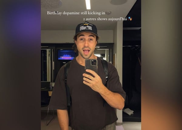 Olivier Dion a eu droit à une soirée magique pour son anniversaire