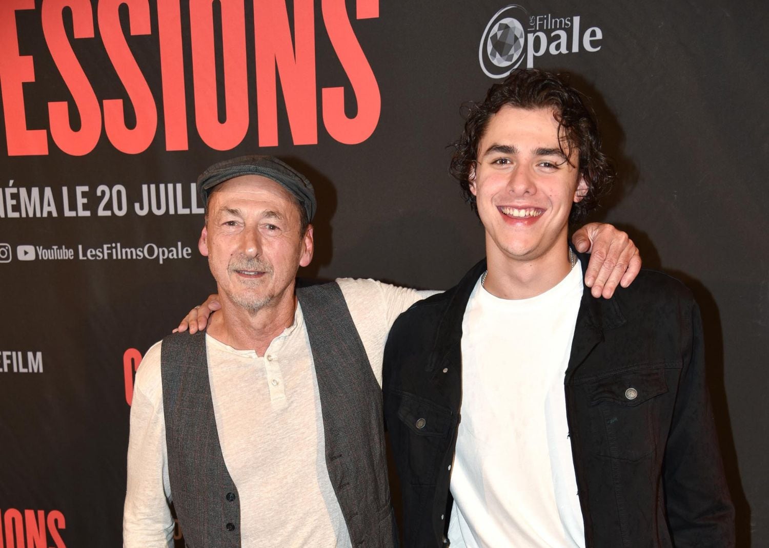 Voyez les premières images du film de Luc Picard avec son fils Henri