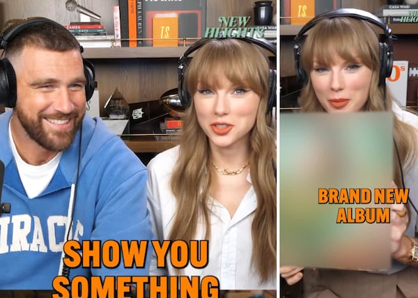 Taylor Swift annonce un nouvel album au podcast de son chéri