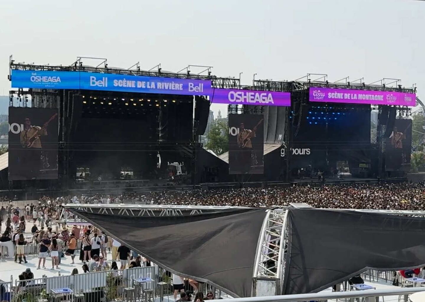 Voici tout ce qu’on a pu voir dans les coulisses d’Osheaga 2025