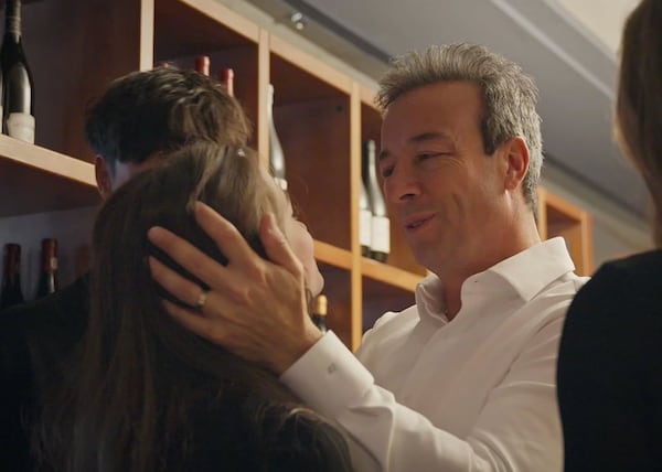 Luc Poirier a été surpris par sa femme et ses enfants lors d’un tournage