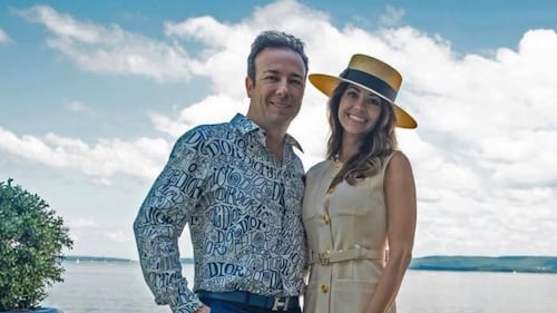 Luc Poirier et Isabelle Gauvin ont rencontré des alligators en Floride!