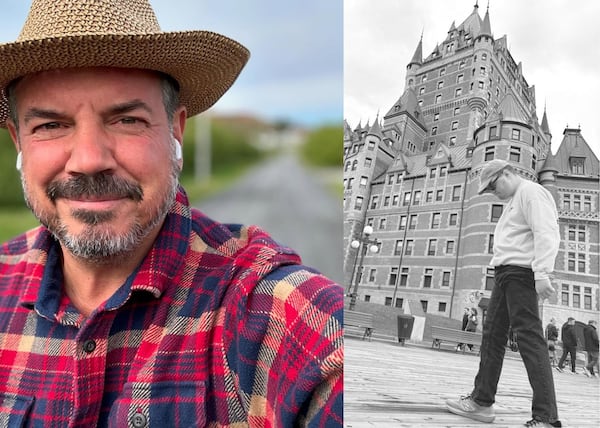 Samedi en famille pour Charles Lafortune, Sophie Prégent et leur fils Mathis