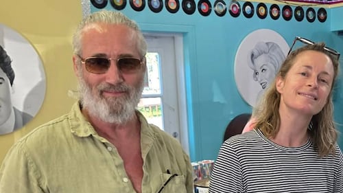 Roy Dupuis et Christine Beaulieu étaient de passage dans cette crèmerie de la Rive-Sud