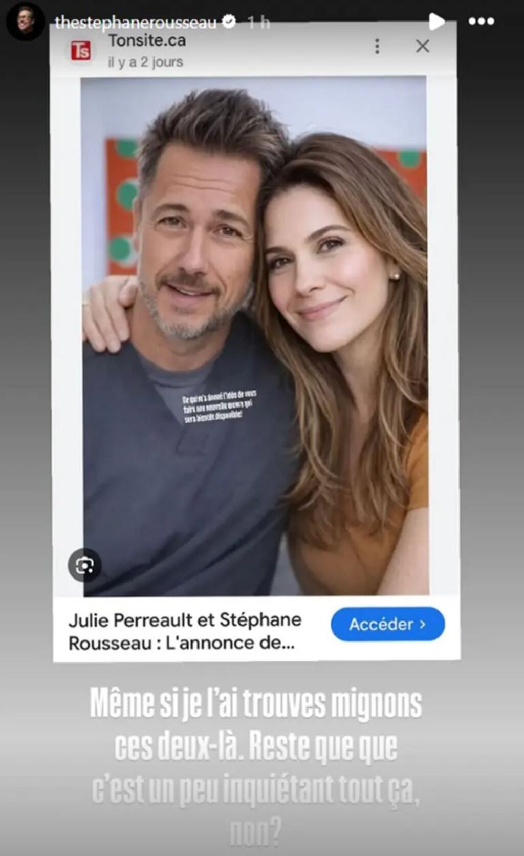 Stéphane Rousseau s’insurge contre de fausses photos générées par IA ...