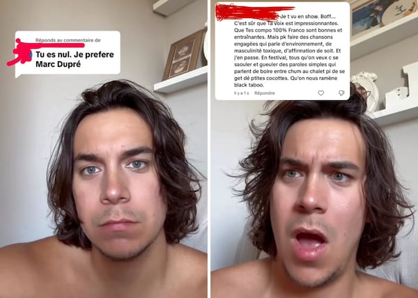 «Tu es nul, je préfère Marc Dupré», William Cloutier réagit