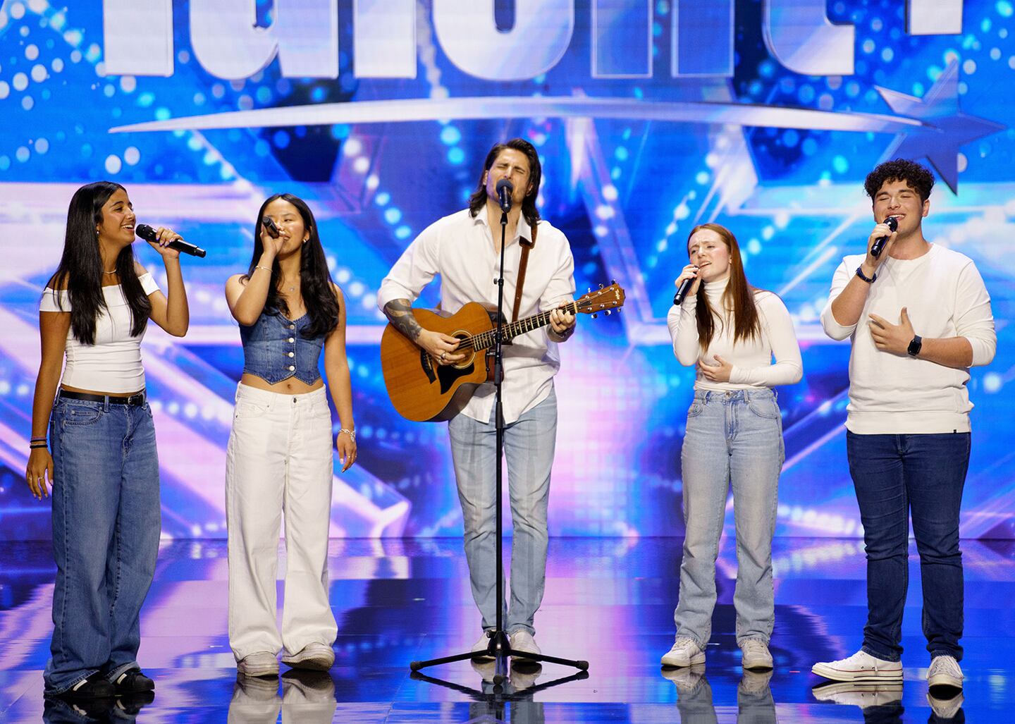 Kevin Bazinet était bien accompagné pour cette performance télé