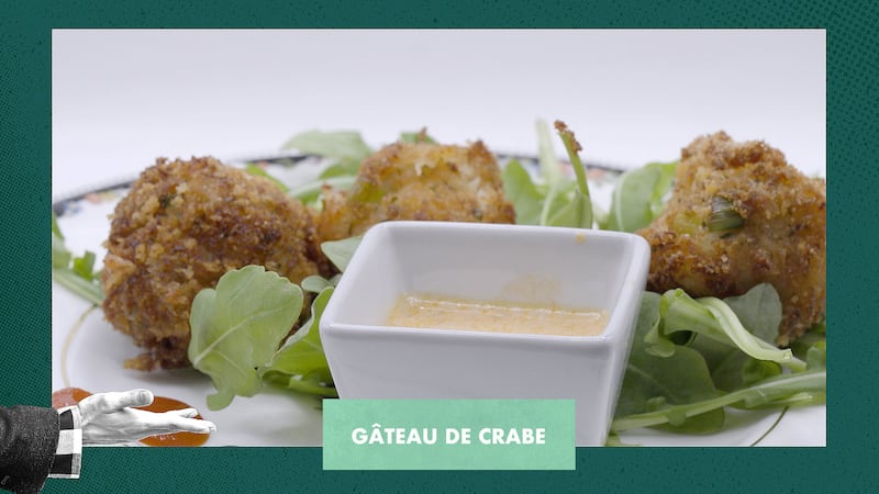 Gâteau de crabe