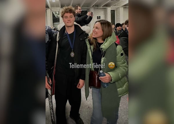 Anick Dumontet et son fils Simon ont de quoi célébrer!