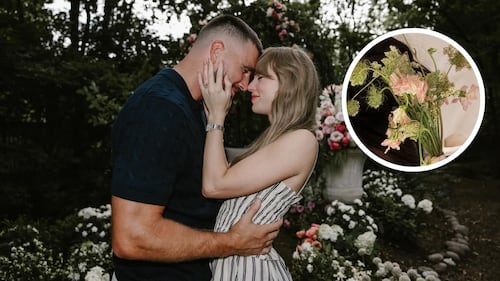 C’est ELLE qui a attrapé le bouquet au mariage de Taylor Swift et Travis Kelce