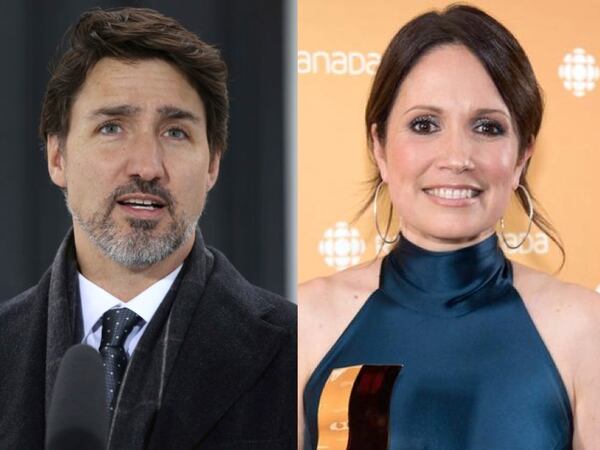 Justin Trudeau et France Beaudoin à Tout le monde en parle dimanche