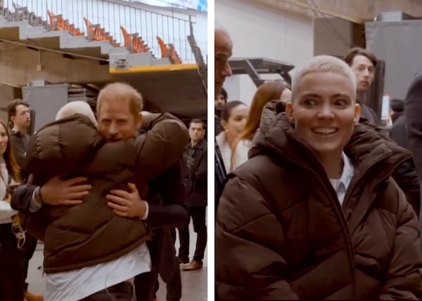 Roxane Bruneau fait un câlin au prince Harry puis rencontre son idole, voyez sa réaction