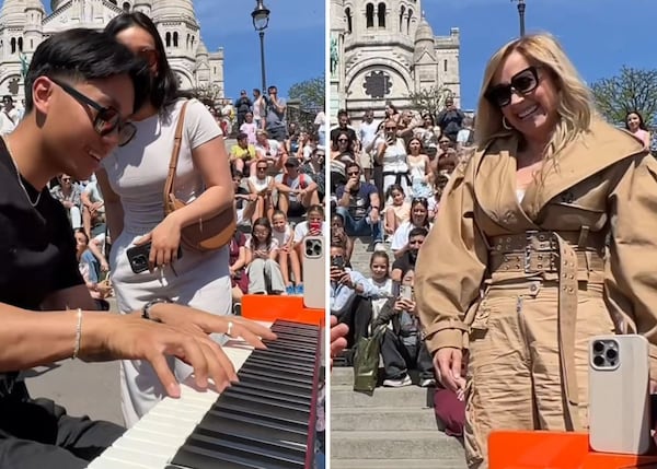 Lara Fabian crée la magie à Montmartre avec une prestation surprise