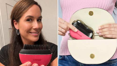 Cette petite brosse chauffante est devenue mon arme secrète contre les frisottis!