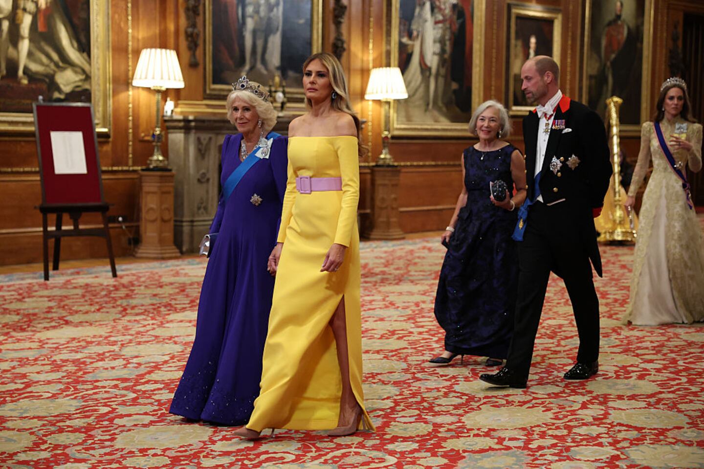 Visite royale: la robe de Melania Trump jug&eacute;e inappropri&eacute;e