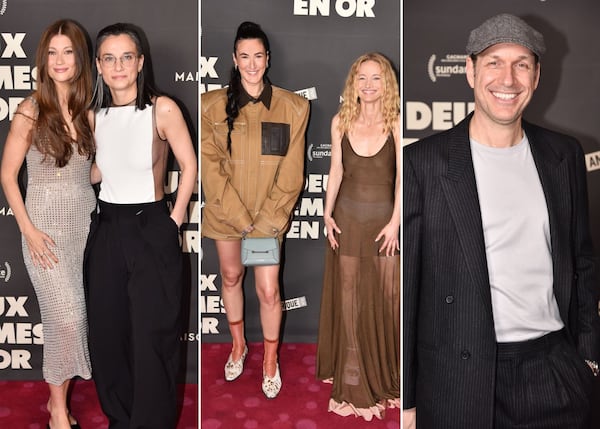 Voyez toutes les vedettes sur le tapis rouge du film Deux femmes en or