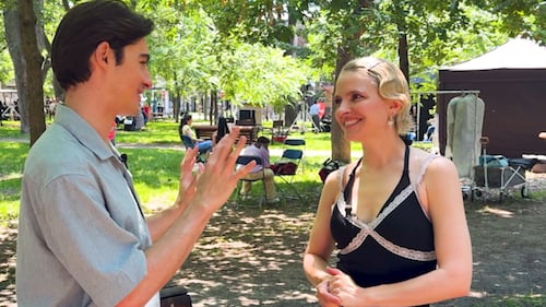 Rencontre en coulisses avec Sarah-Jeanne Labrosse et Lysandre Nadeau