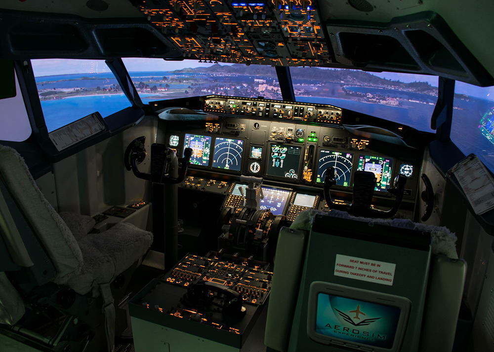 Simulateur de vol Aerosim Expérience