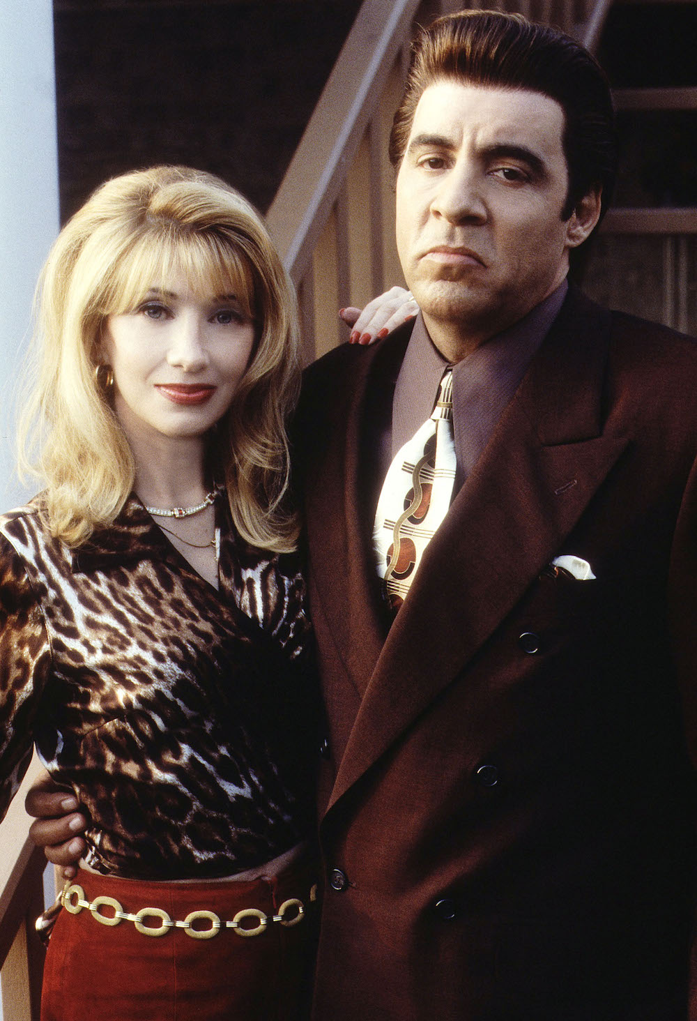 387931 12: Maureen and Steven Van Zandt star as Gabriella and Silvio Dante in HBO's hit television series, "The Sopranos" (Year 3). (Photo by HBO)