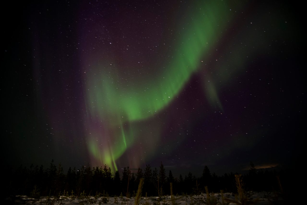 Des aurores boréales sont visibles plus de 300 nuits par année