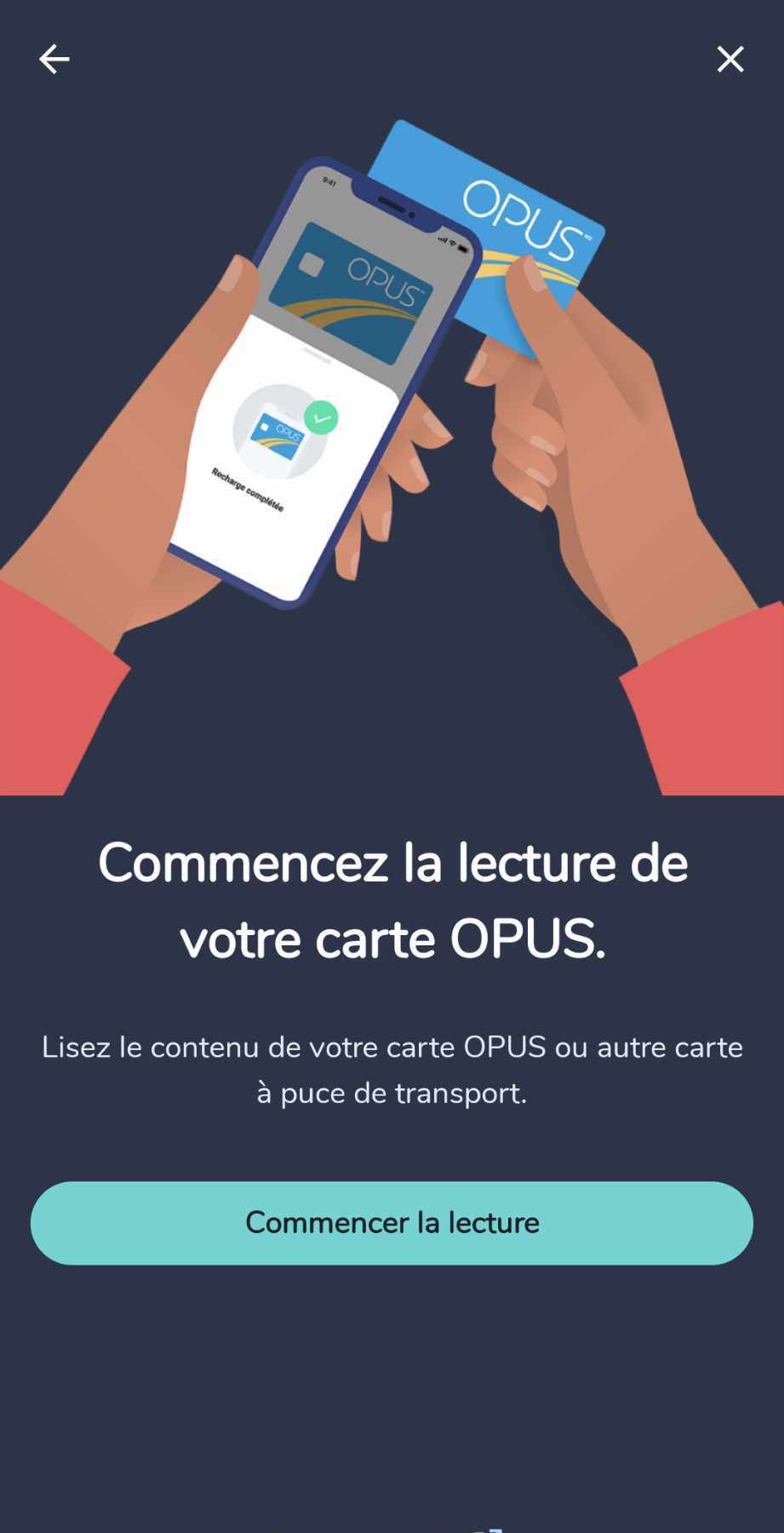 Recharge de la carte OPUS sur téléphone mobile disponible dès maintenant!