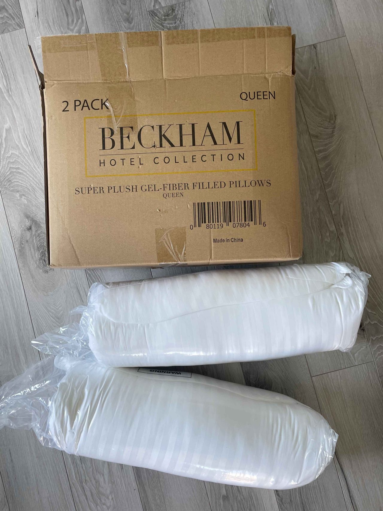 Lot de 2 oreillers de lit pour dormir Beckham Hotel Collection