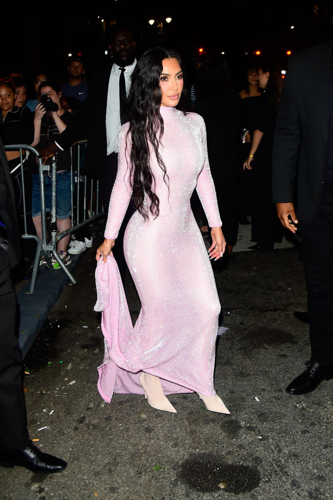 NEW YORK, NEW YORK - SEPTEMBER 12: Kim Kardashian is seen in midtown on September 12, 2023 in New York City. (Photo by Raymond Hall/GC Images)