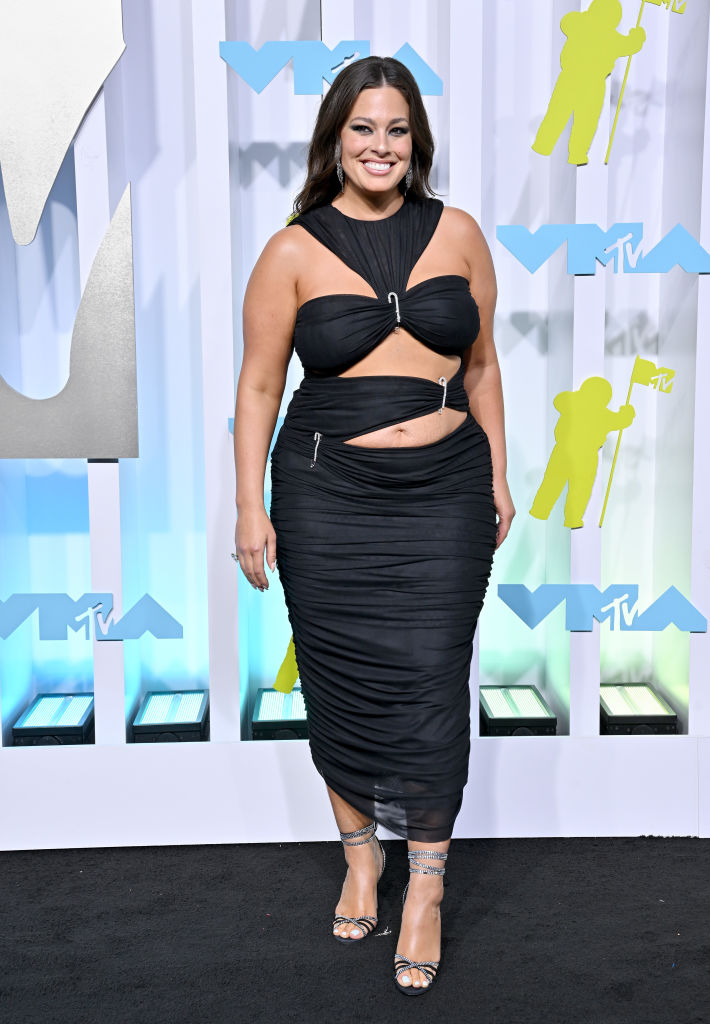 NEWARK, NEW JERSEY - AUGUST 28: Ashley Graham attends the 2022 MTV Video Music Awards at Prudential Center on August 28, 2022 in Newark, New Jersey. (Photo by Axelle/Bauer-Griffin/FilmMagic)
