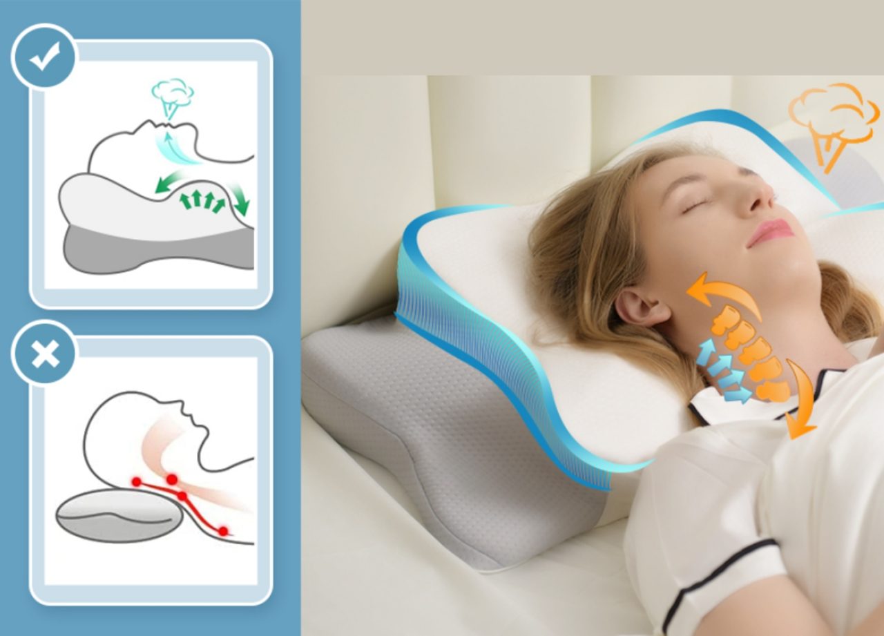 Oreiller Extra Plat - Oreiller Mémoire De Forme Hypoallergénique