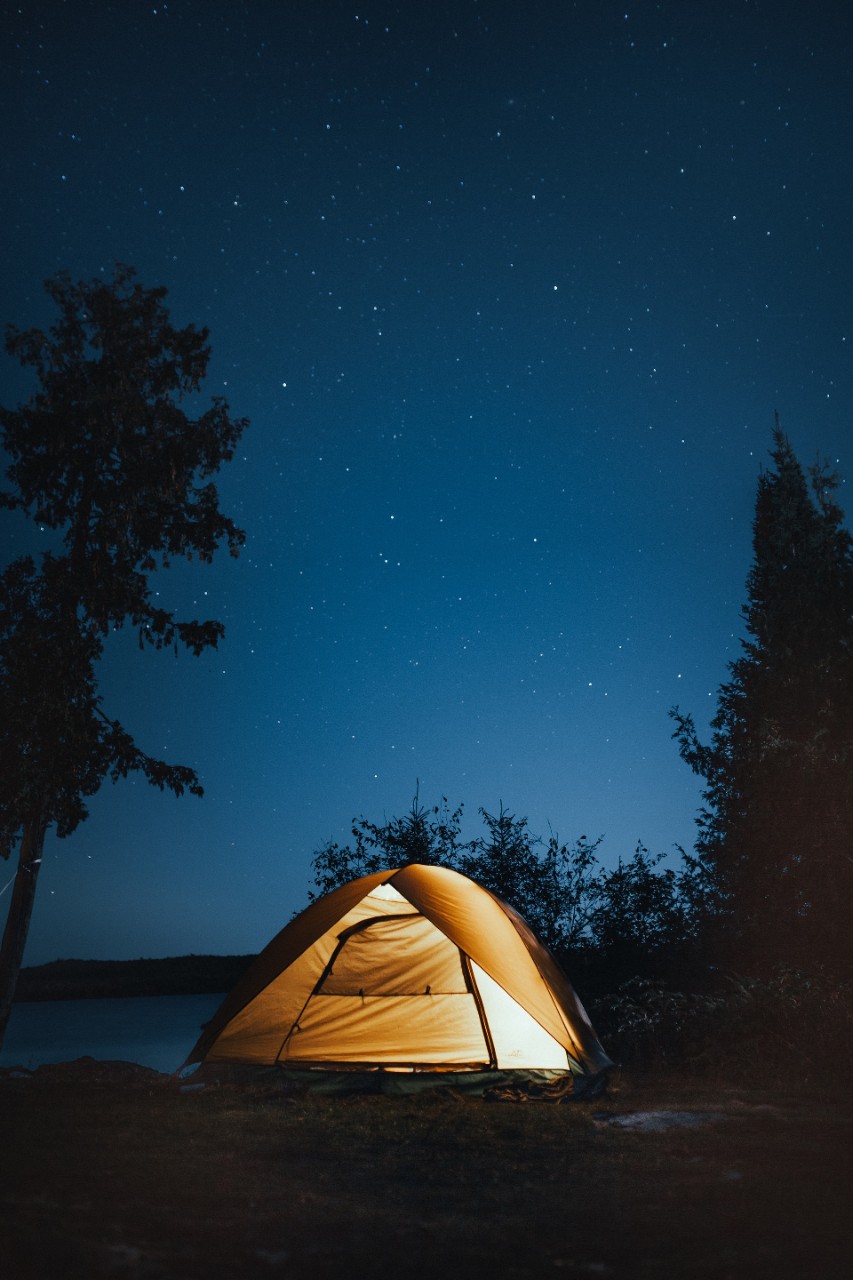 Camping en tente