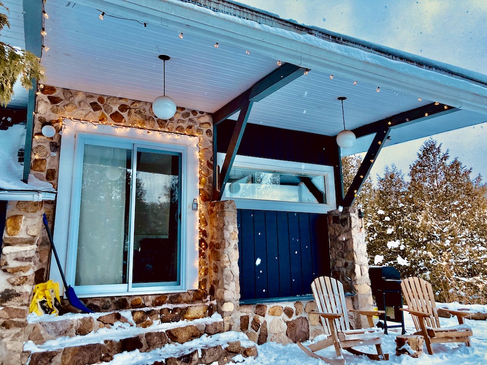 Airbnb Canada: le chalet bleu